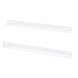 19” Rackschienen für 600mm tiefe Wandschränke - weiß