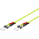 Glasfaserkabel ST-ST OM5 Duplex Patchkabel – 0.5 Meter