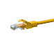 CAT5e Netzwerkkabel, U/UTP, 3 meter, Gelb, 100% Kupfer