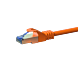 CAT 6a Netzwerkkabel LSOH - S/FTP - 7,50 Meter - Orange