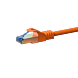 CAT 6a Netzwerkkabel LSOH - S/FTP - 15 Meter - Orange