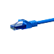 CAT6a Netzwerkkabel 100% Kupfer - U/UTP - 0,50 Meter - Blau