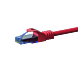 CAT6a Netzwerkkabel 100% Kupfer - U/UTP - 5 Meter - Rot