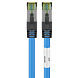 RJ45 Netzwerkkabel S/FTP (PiMF), mit CAT 8 Rohkabel, Blau, 0,50m