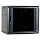 9 HE Serverschrank, Wandgehäuse, mit Glastür (BxTxH) 600 x 450 x 500mm 