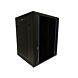 15 HE Serverschrank, 19” Wandgehäuse mit Glastür und Perforierte Seitenwände (BxTxH) 600 x 600 x 770mm