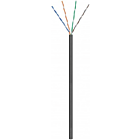 CAT6 U/UTP 50m Outdoor Netzwerkkabel Schwarz CCA
