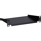 10” Fachboden, 1 HE, für 10” Serverschränke, Schwarz, (BxTxH) 250 x 136 x 44 mm