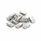 RJ45 CAT 6 Netzwerkstecker - geschirmt - für flexible Kabel - 10 Stück