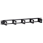 19 Zoll Kabelführungsleiste Kunststoff – 1 HE