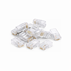 CAT6a Stecker RJ45 Ungeschirmt - für Starrleiter - 10 Stück