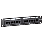 Patchpanel 10”, 12-fach UTP Patchpanel CAT 5e