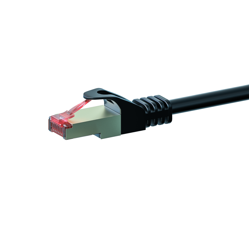 CAT 6 Netzwerkkabel LSOH - S/FTP - 2 Meter - Schwarz