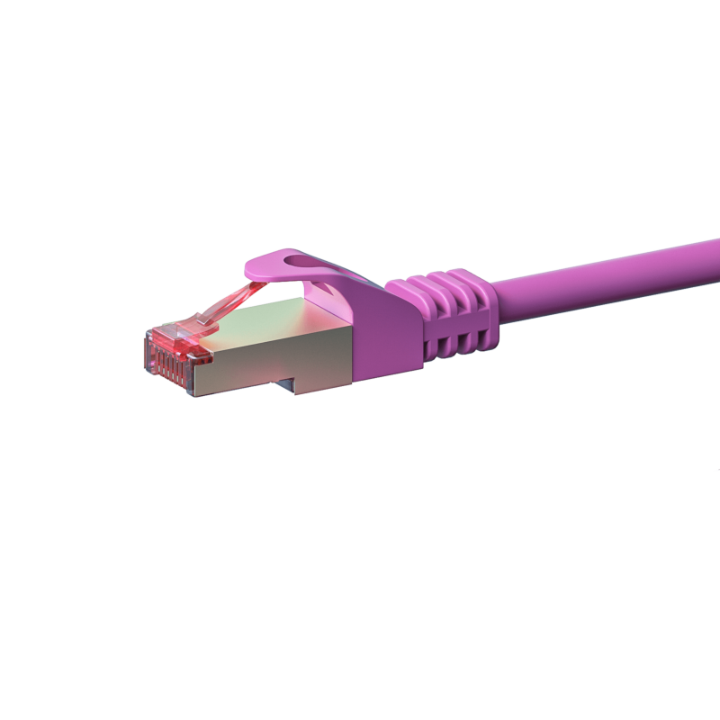 CAT 6 Netzwerkkabel LSOH - S/FTP - 5 Meter - Rosa