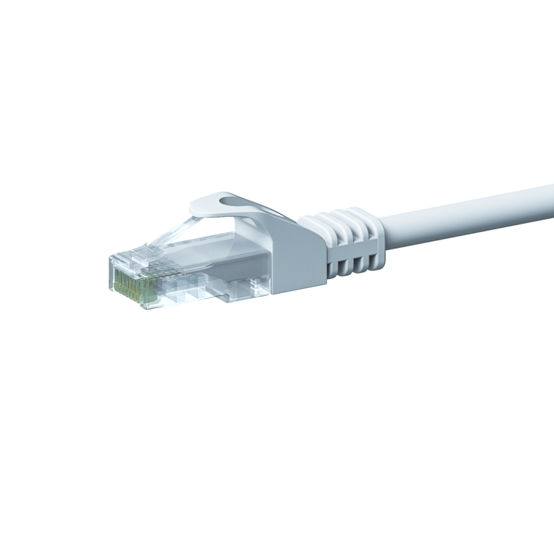 CAT 5e Netzwerkkabel U/UTP – 2 Meter - Weiß - CCA