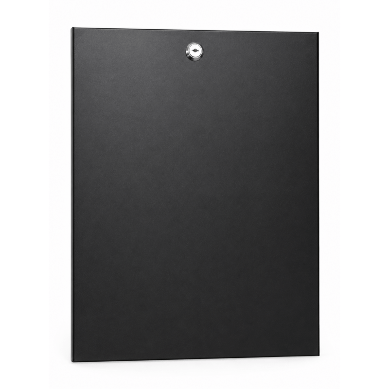 6 HE Metallseitenwand für 10" Servergehäuse - 450mm tief mit Schloss