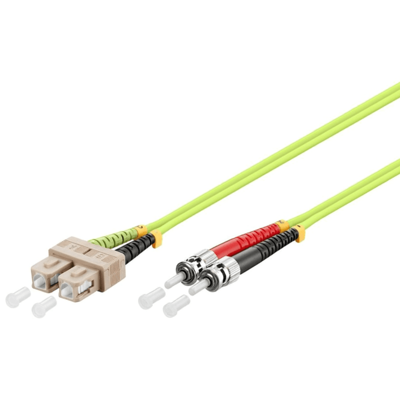 Glasfaserkabel SC-ST OM5 Duplex Patchkabel –7,5 Meter