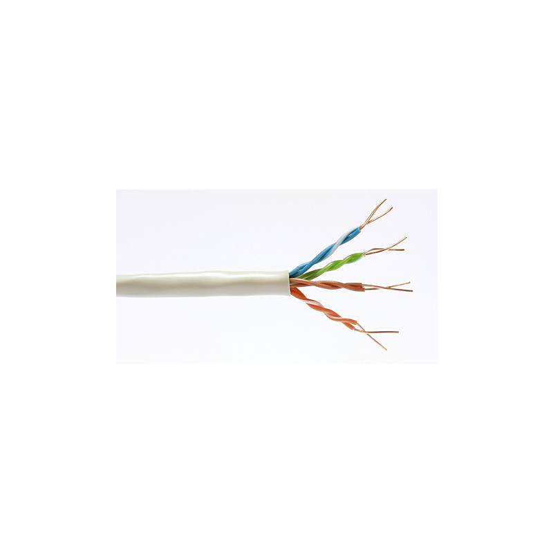 CAT 6 Belden Kabel - 4x2xAWG 23/1 - Starrleiter - 100% Kupfer - U/UTP - 100 Meter - Grau