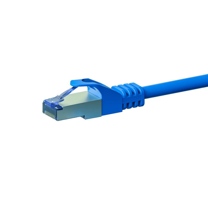 CAT 6a Netzwerkkabel LSOH - S/FTP - 7,50 Meter - Blau