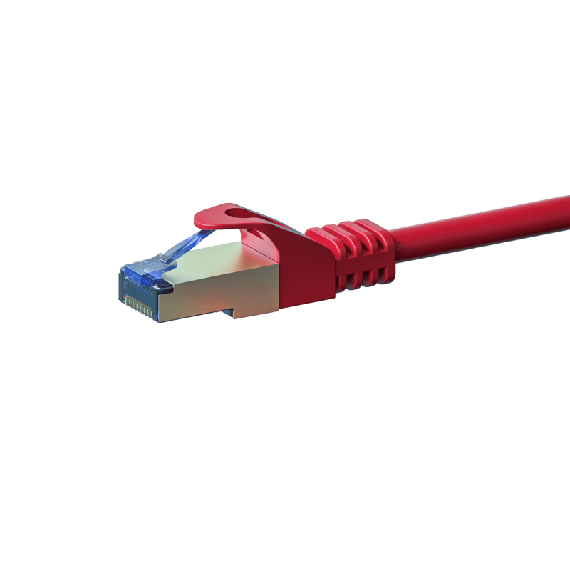 CAT 6a Netzwerkkabel LSOH - S/FTP - 15 Meter - Rot