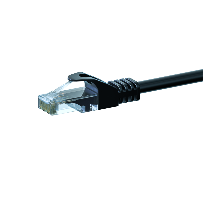 CAT 6 Netzwerkkabel U/UTP - 10 Meter - Schwarz - CCA