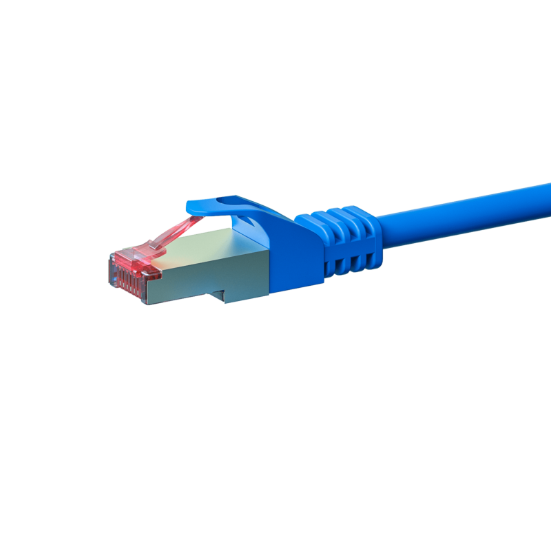 CAT 6 Netzwerkkabel LSOH - S/FTP - 1 Meter - Blau