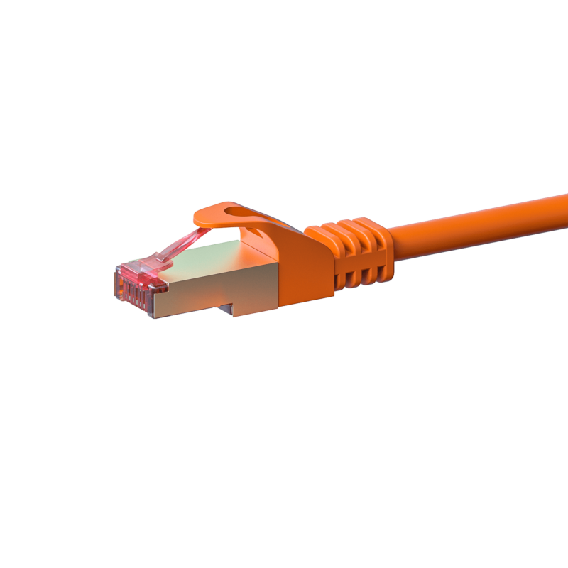 CAT 6 Netzwerkkabel LSOH - S/FTP - 15 Meter - Orange    