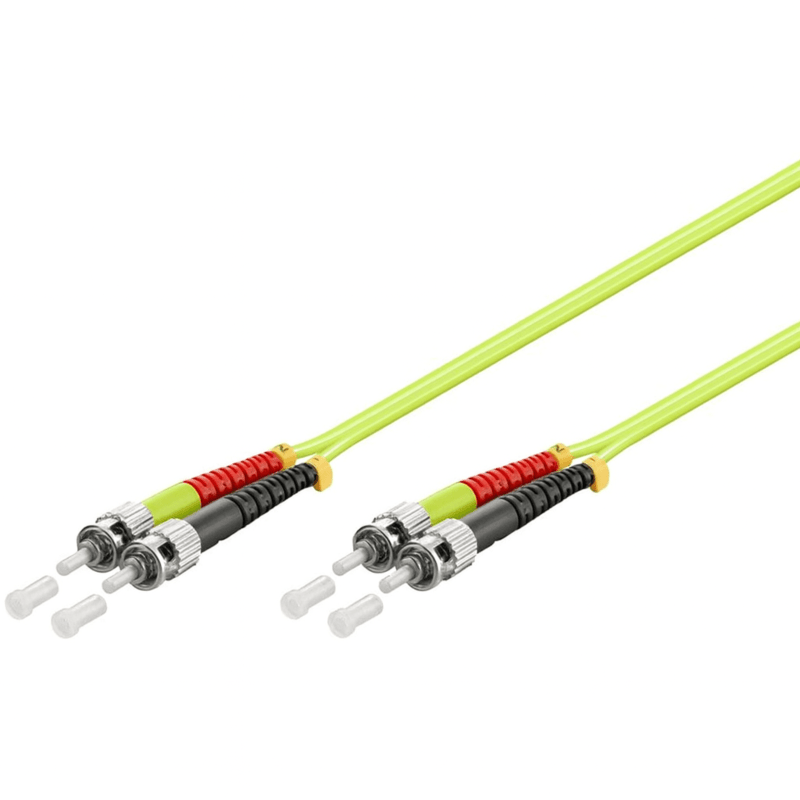 Glasfaserkabel ST-ST OM5 Duplex Patchkabel – 1,5 Meter
