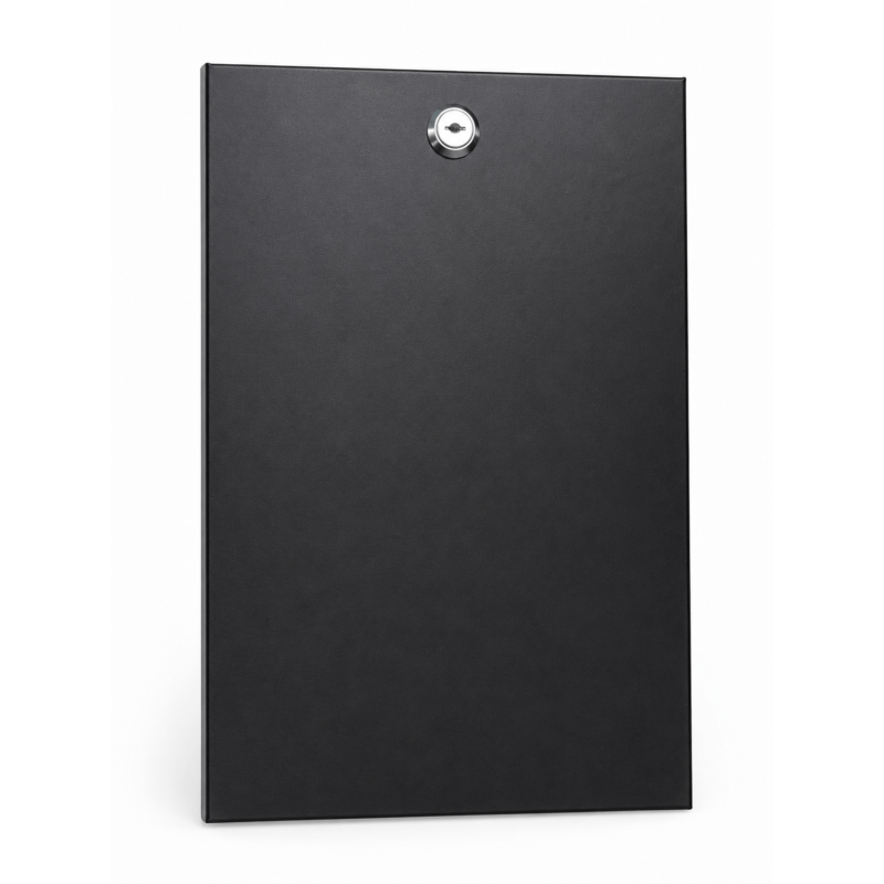 9 HE Metallseitenwand für 10" Servergehäuse - 310mm tief mit Schloss