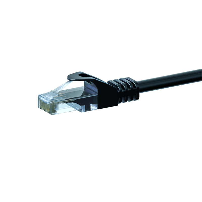CAT 6 Netzwerkkabel U/UTP - 5 Meter - Schwarz - CCA