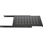 Ausziehbarer Fachboden – maximales Gewicht 18 KG  – 1 HE - 550mm Tief