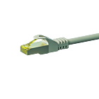 RJ45 Netzwerkkabel S/FTP (PiMF), mit CAT 7 Rohkabel, Grau, 0,50m