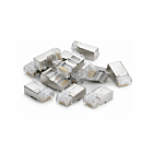 RJ45 CAT 6 Netzwerkstecker - geschirmt - für flexible Kabel - 10 Stück