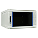 6 HE Serverschrank, Wandgehäuse mit Glastür, Weiß, (BxTxH) 600 x 600 x 368mm