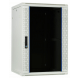 22 HE Serverschrank, Wandgehäuse mit Glastür (BxTxH) 600 x 600 x 1200mm weiß
