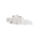 CAT6 Pass Through RJ45 Netzwerkstecker - ungeschirmt - für flexible Kabel 10 Stück