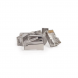 CAT6a Pass Through RJ45 Netzwerkstecker - geschirmt - für flexible Kabel
