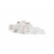 CAT6a Stecker RJ45 Ungeschirmt - für Starrleiter - 10 Stück