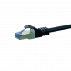 CAT 6a Netzwerkkabel LSOH - S/FTP - 0,50 Meter - Schwarz