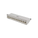 Cat6a UTP 90º 10 Zoll 12 Ports RJ45 Wandmontage-Patchpanel
