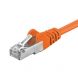 CAT 5e Netzwerkkabel F/UTP – 0,50 Meter - Orange