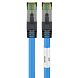 RJ45 Netzwerkkabel S/FTP (PiMF), mit CAT 8 Rohkabel, Blau, 5m