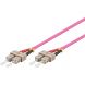Glasfaserkabel SC-SC OM4 Duplex Patchkabel – 2 Meter