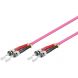 Glasfaserkabel ST-ST OM4 Duplex Patchkabel – 10 Meter