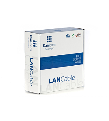 DANICOM CAT6 UTP 50m Starrleiter - LSZH (Dca)