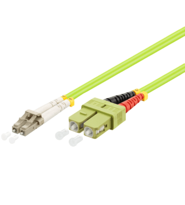 Glasfaserkabel LC-SC OM5 Duplex Patchkabel – 7,5 Meter