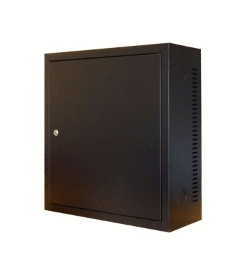 3U Wandschrank mit Metalltür 185mm tief