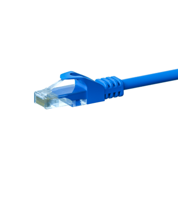 CAT5e Netzwerkkabel, U/UTP, 5 meter, Blau, 100% Kupfer