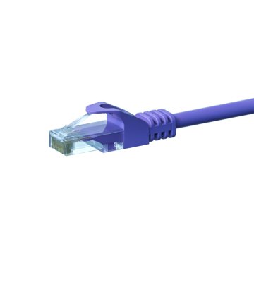 CAT 6 Netzwerkkabel U/UTP - 5 Meter - Violett - CCA
