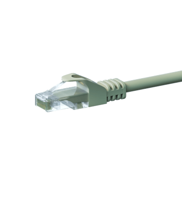 CAT5e Netzwerkkabel, U/UTP, 30 meter, Grau, 100% Kupfer